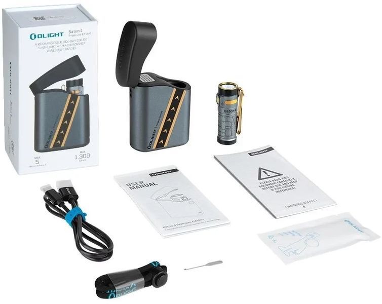 Фонарь Olight Baton 4 Premium Edition Fighter Pilot 2370.45.97 фото