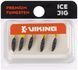 Мормишка вольфрамова Viking Fishing Shrimp+bead 0.64g 8mm Black+Y (5шт) 1919.03.97 фото 2