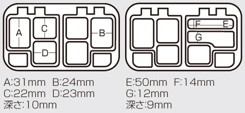 Коробка Meiho Cb-440 115x78x35mm Black 1791.11.13 фото