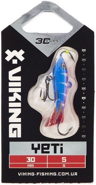 Балансир Viking Fishing Yeti Ice Jig 30mm 5.0g #9 Strange Perch 1919.01.83 фото