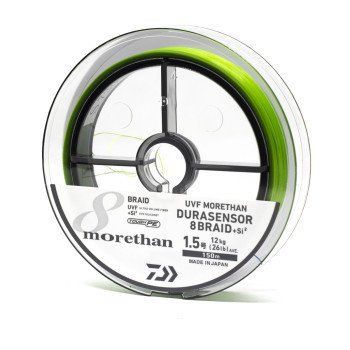 Шнур Daiwa UVF Morethan Dura Sensor X8+SI2 150m LG 12.0kg 0.205mm #1.5 (07303465) 07303465 фото