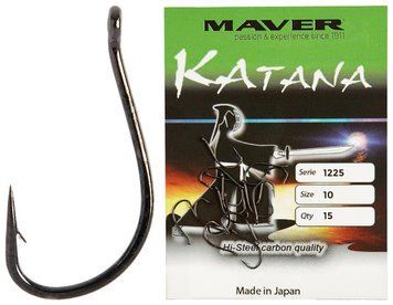 Крючок Maver Katana 1225A №16 (15шт/уп) 1300.36.69 фото