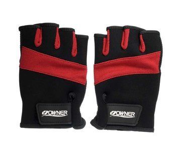 Перчатки Owner Meshy Glove 5 Finger Cut 9643 M Red 9643-M-R фото