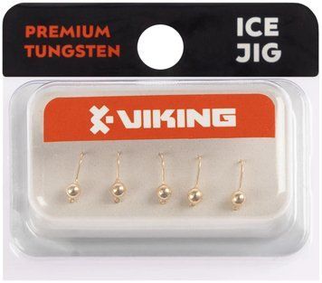 Мормышка вольфрамовая Viking Fishing Round 0.19g 2.5mm Gold (5шт) 1919.03.32 фото