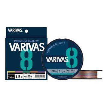 Шнур Varivas PE Line X8 Multicolor 150m 10.41kg 0.185mm #1.2 (VA 13564) VA 13564 фото