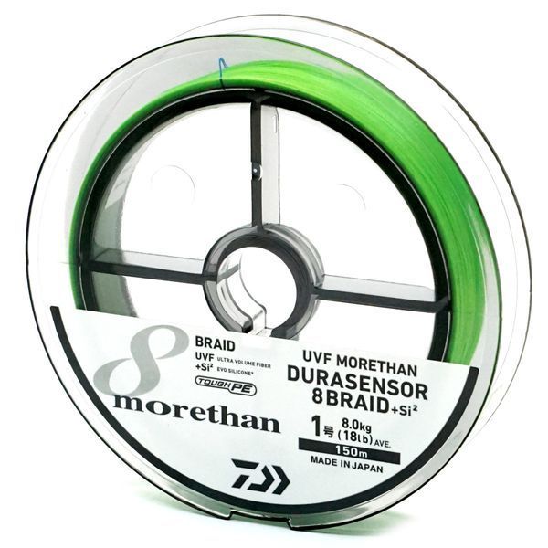 Шнур Daiwa UVF Morethan Dura Sensor X8+SI2 150m LG 12.0kg 0.205mm #1.5 (07303465) 07303465 фото