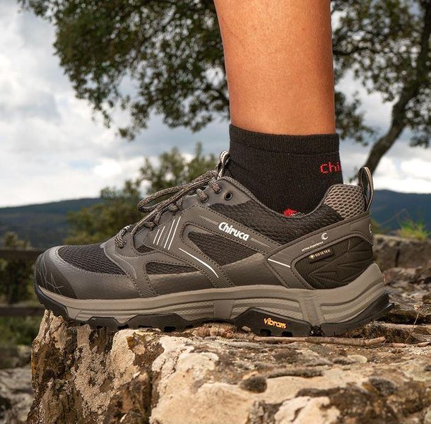 Носки Chiruca Calcetin Techno P.E. Silver Trail S Grey/black 1920.35.38 фото