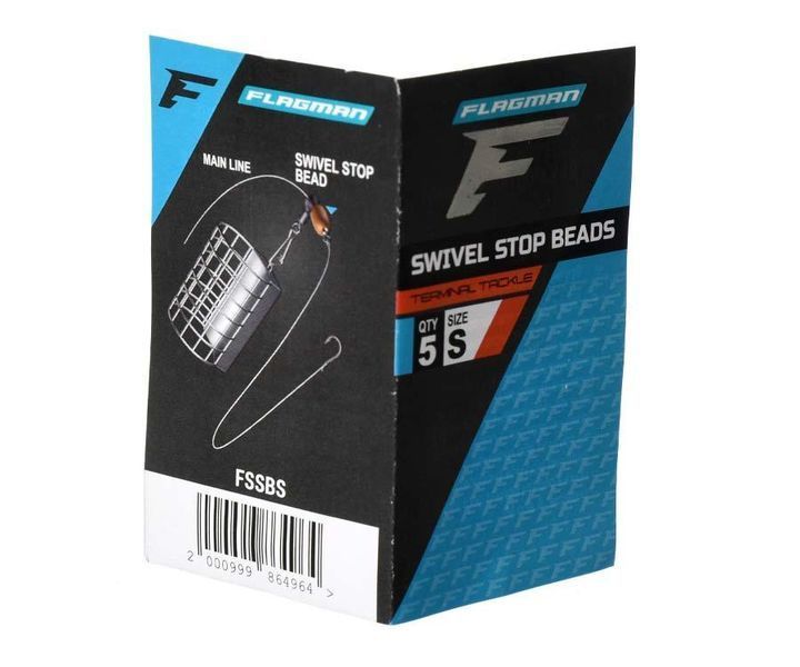 Бусина вiдбiйна з вертлюгом Flagman Swivel Stop Beads S FSSBS фото