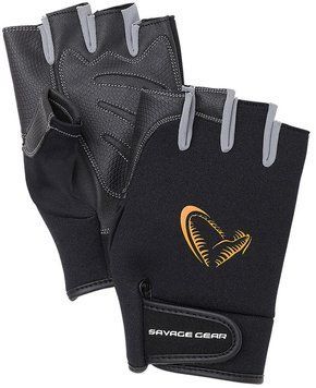 Перчатки Savage Gear Neoprene Half Finger M ц:black 1854.19.32 фото