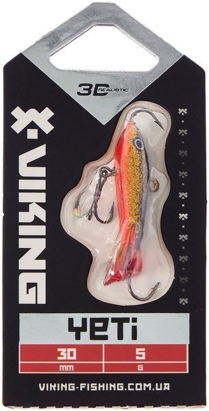 Балансир Viking Fishing Yeti Ice Jig 30mm 5.0g #10 Golden Dark 1919.01.84 фото
