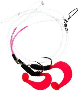 Оснастка морская Spro Norway Combi Rig 2 JP Red UV 8/0 1.00mm 223.5cm 2277.00.22 фото