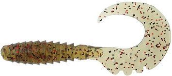 Силикон FishUP Fancy Grub 2.5" #045 - Green Pumpkin/Red & Black (10шт/уп) 1864.01.23 фото
