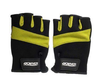 Перчатки Owner Meshy Glove 5 Finger Cut 9643 M Yellow 9643-M-Y фото