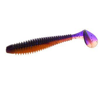 Віброхвіст Flagman Mystic Fish Fat 2.8" #0502 Violet / Orange FMFF28-0502 фото