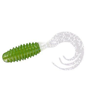 Силикон Big Bite Baits Ring Triple Tip Grub 2" 10pc #Silver Frog (2317448) 2317448 фото