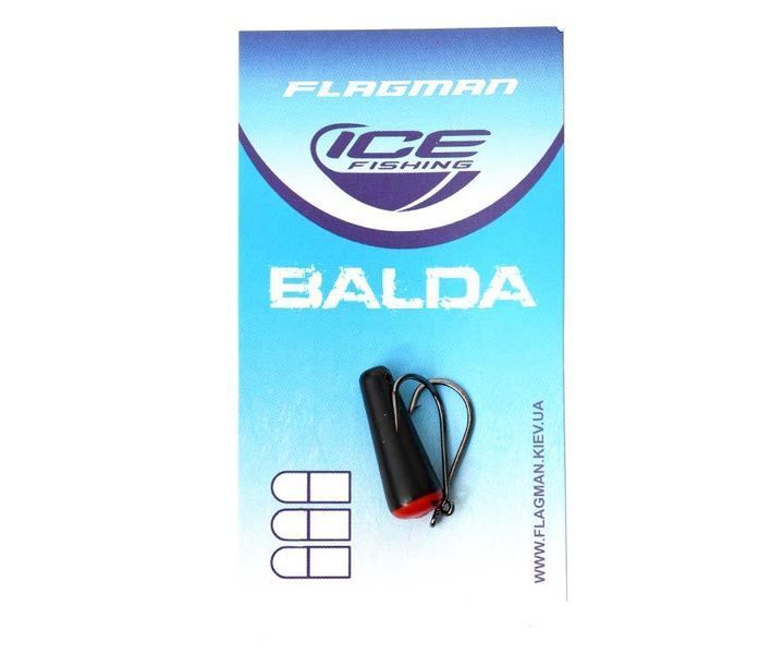 Зимняя приманка Flagman Balda Black/Red 6г FB-BLRD-06 фото