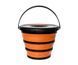 Відро силіконове з кришкою Forrest Folding Bucket Orange with cover 10 л FFB10O-C фото 2