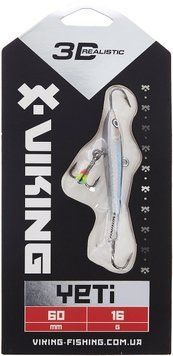 Балансир Viking Fishing Yeti Ice Jig 60mm 16.0g #11 Anchovy 1919.02.33 фото