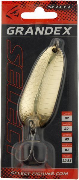 Блесна Select Grandex 20.0g 63mm #02 1870.68.18 фото