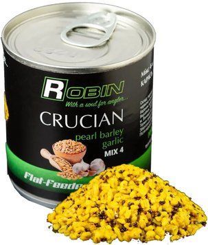 Зернова суміш Robin MIX-4 Зерен Карась Перловка-Часник 200мл (ж/б) 494.00.61 фото