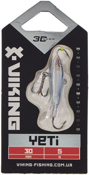 Балансир Viking Fishing Yeti Ice Jig 30mm 5.0g #11 Anchovy 1919.01.85 фото