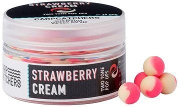 Бойлы Carp Catchers Pop-Up Two Tone Strawberry Cream 10mm 1415.01.53 фото