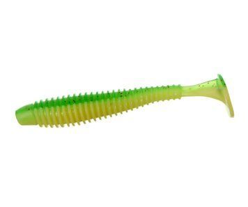 Віброхвіст Flagman Mystic Fish Fat 2.8" #1527 Lime/Lime Chartreuse FMFF28-1527 фото