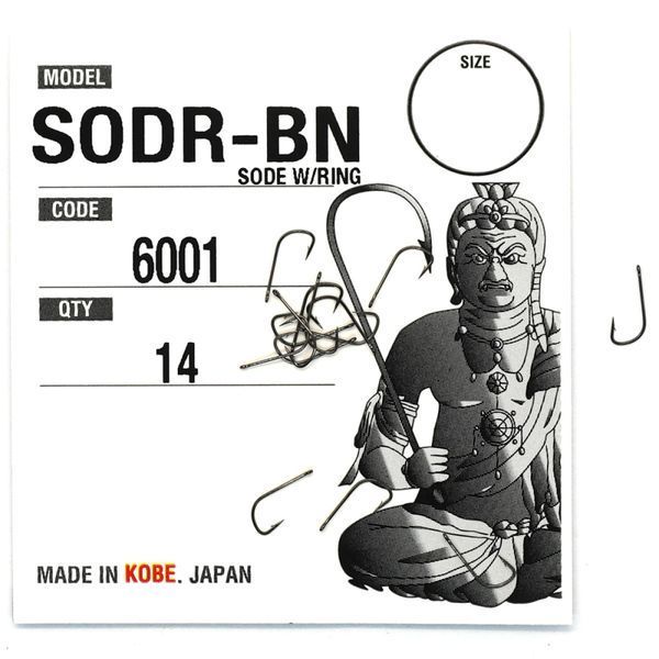 Крючки Fudo Sode-FW Black 10 (14 шт.) (FHBN660110) FHBN660110 фото