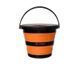 Відро силіконове з кришкою Forrest Folding Bucket Orange with cover 10 л 5 л. FFB5O-C фото 2