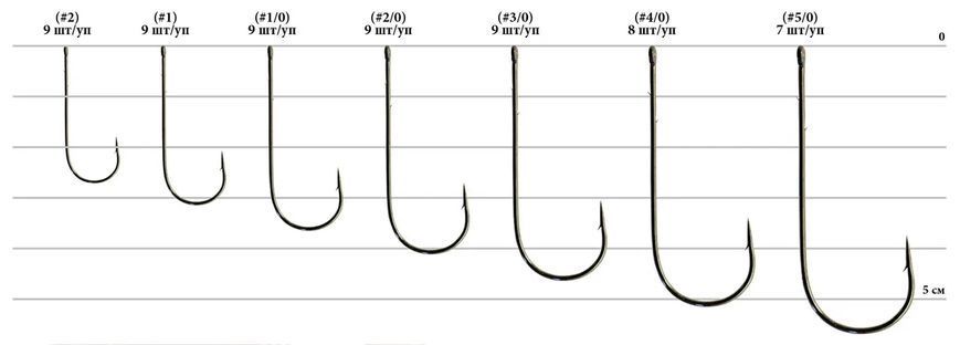 Крючок Decoy Worm4 Strong Wire #1/0 (9 шт/уп) 1562.02.56 фото
