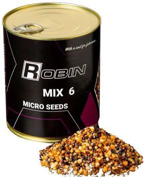Зернова суміш Robin MIX-6 Зерен Micro Seeds 900мл (ж/б) 494.00.59 фото