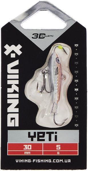 Балансир Viking Fishing Yeti Ice Jig 30mm 5.0g #12 Smoke Anchovy 1919.01.86 фото