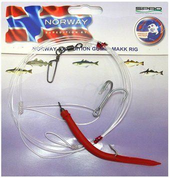 Оснастка морская Spro Norway Expedition LiveBaitRig/Gummi Makk 4/0;3/0 1.0mm 253.5cm 1792.05.15 фото