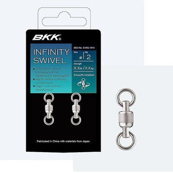 Вертлюг з підшипником BKK Infinity Swivel #5 2 pcs (D-MQ-1016) D-MQ-1016 фото