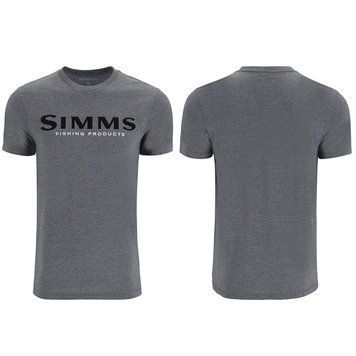 Футболка Simms Logo T-Shirt Athletic Heather M (12803-1099-30) 12803-1099-30 фото