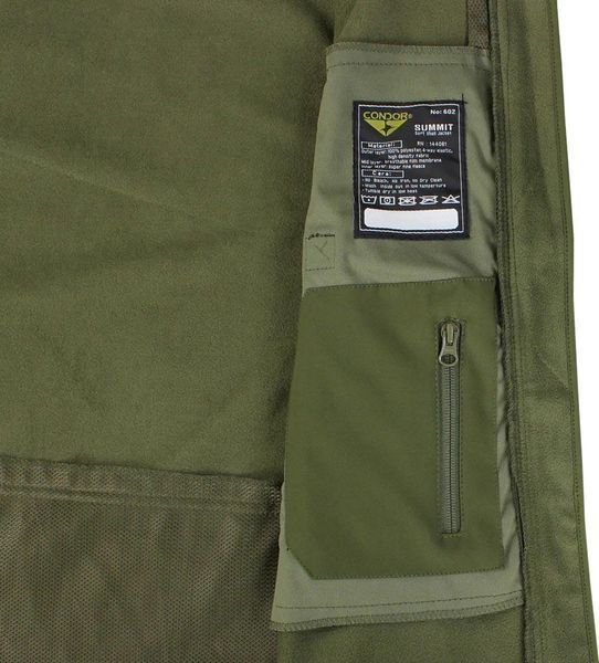 Куртка Condor-Clothing Summit Softshell Jacket. L. Olive drab 1432.51.07 фото