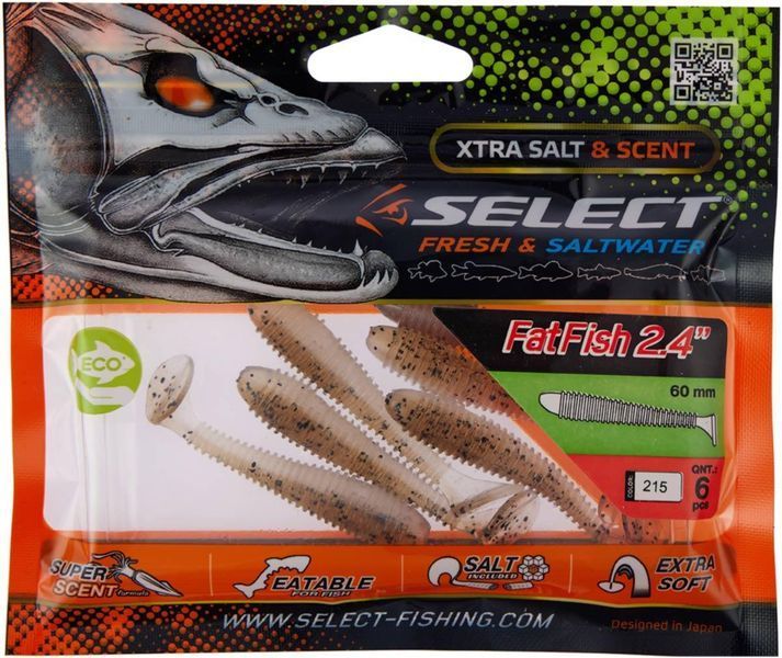 Силикон Select FatFish 2.4" #215 (6 шт/уп) 1870.71.36 фото