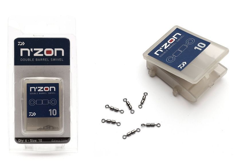 Подвійний вертлюжок Daiwa N`Zon Double Swivel Size 10 (13313-010) 13313-010 фото