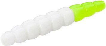 Силикон FishUP Morio 1.2" (Cheese Taste) #131 - White/Hot Chartreuse (12шт/уп) 1864.13.28 фото