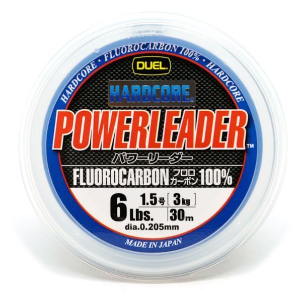 Флюорокарбон Duel Hardcore Power Leader 30m 3kg 0.205mm (H3441) H3441 фото