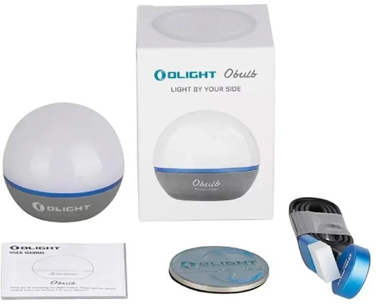 Ліхтар Olight Obulb Grey 2370.32.85 фото