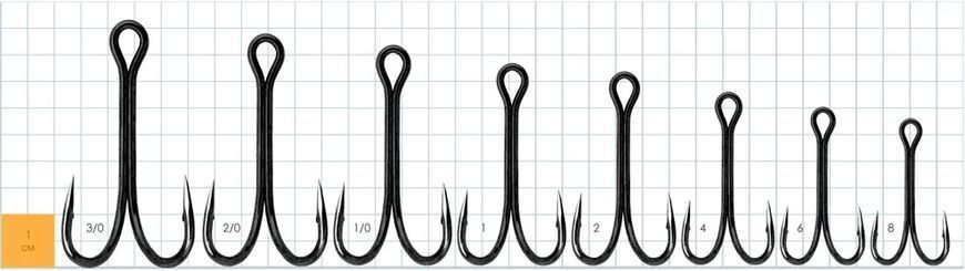 Двойник Gurza Double Hook Long Shank BN №1 (4шт/уп) 6543.01.07 фото