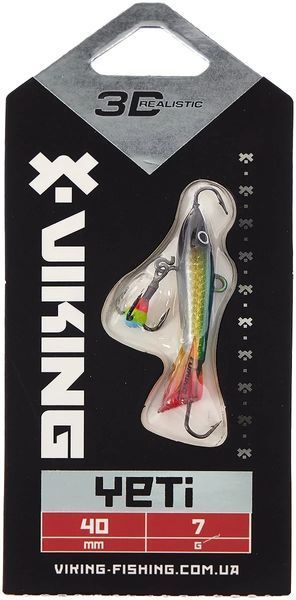 Балансир Viking Fishing Yeti Ice Jig 40mm 7.0g #2 Green Glam 1919.01.92 фото