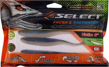 Силикон Select Victim V-Tail 6" #301 (3 шт/уп) 1870.74.58 фото