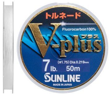 Флюорокарбон Sunline V-Plus 50m #1.75/0.219mm 3.5kg 1658.07.25 фото