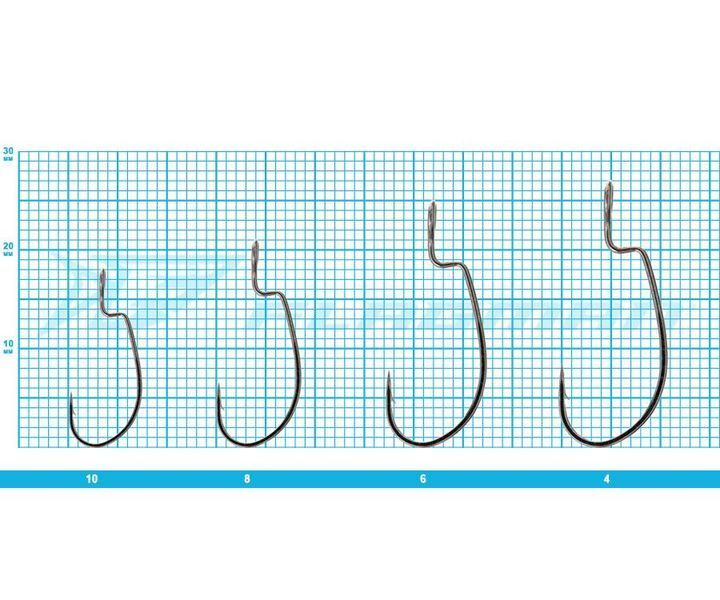 Крючки Flagman F-81 Offset Hook №4 FS-81-04 фото