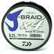 Шнур Daiwa J-Braid X4E 135m Dark Green 12.4kg 0.21mm #2.5 (12741-021) 12741-021 фото 4
