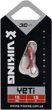 Балансир Viking Fishing Yeti Ice Jig 15mm 1.5g #07 Coral Trout 1919.04.22 фото