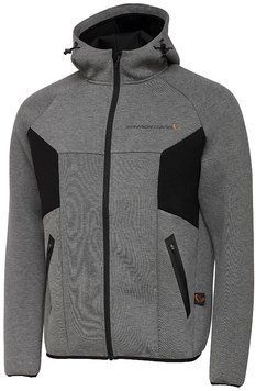 Реглан Savage Gear Tec-Foam Zip Hoodie XXL ц:dark grey melange 1854.17.39 фото