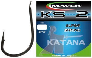 Крючок Maver Katana KS02A №14 (15шт/уп) 1300.37.48 фото